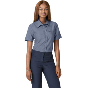 Ladies Short Sleeve Oxford Shirt