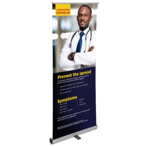 Mercury Covid-19 Pull-Up Banner