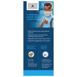 Kepler Zulu Covid-19 Pull-Up Banner