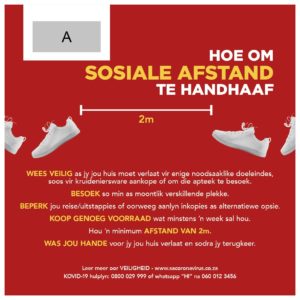 Centauri Afrikaans Covid-19 Banner Wall