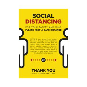 Jupiter  A2 Social Distance Poster (Set of 3)