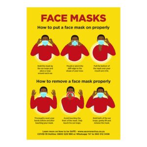 Jupiter  A1 Face Masks Poster (Set of 3)