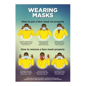 Saturn  A1 Face Masks Poster (Set of 3)