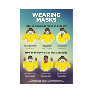 Saturn  A2 Face Masks Poster (Set of 3)