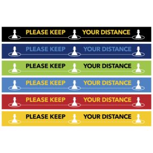 Epsilon COVID-19 Strip Laminated Anti-Strip Floor Vinyl (Set of 12)