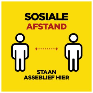 Jupiter Afrikaans Square Laminated Anti-Slip Floor Vinyl (Set of 8)