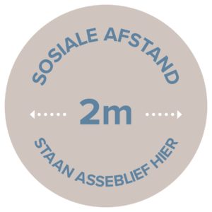 Sirius Afrikaans Round Laminated Anti-Slip Floor Vinyl (Set of 8)