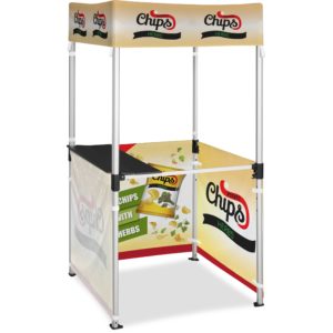 Ovation Gazebo 1m x 1m Kiosk 3 Half-Wall Skins