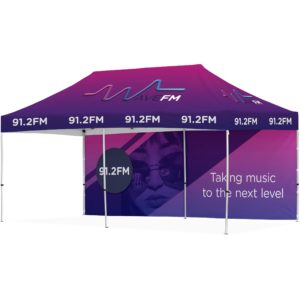 Ovation Gazebo 6m x 3m - 1 Long Full-Wall Skin