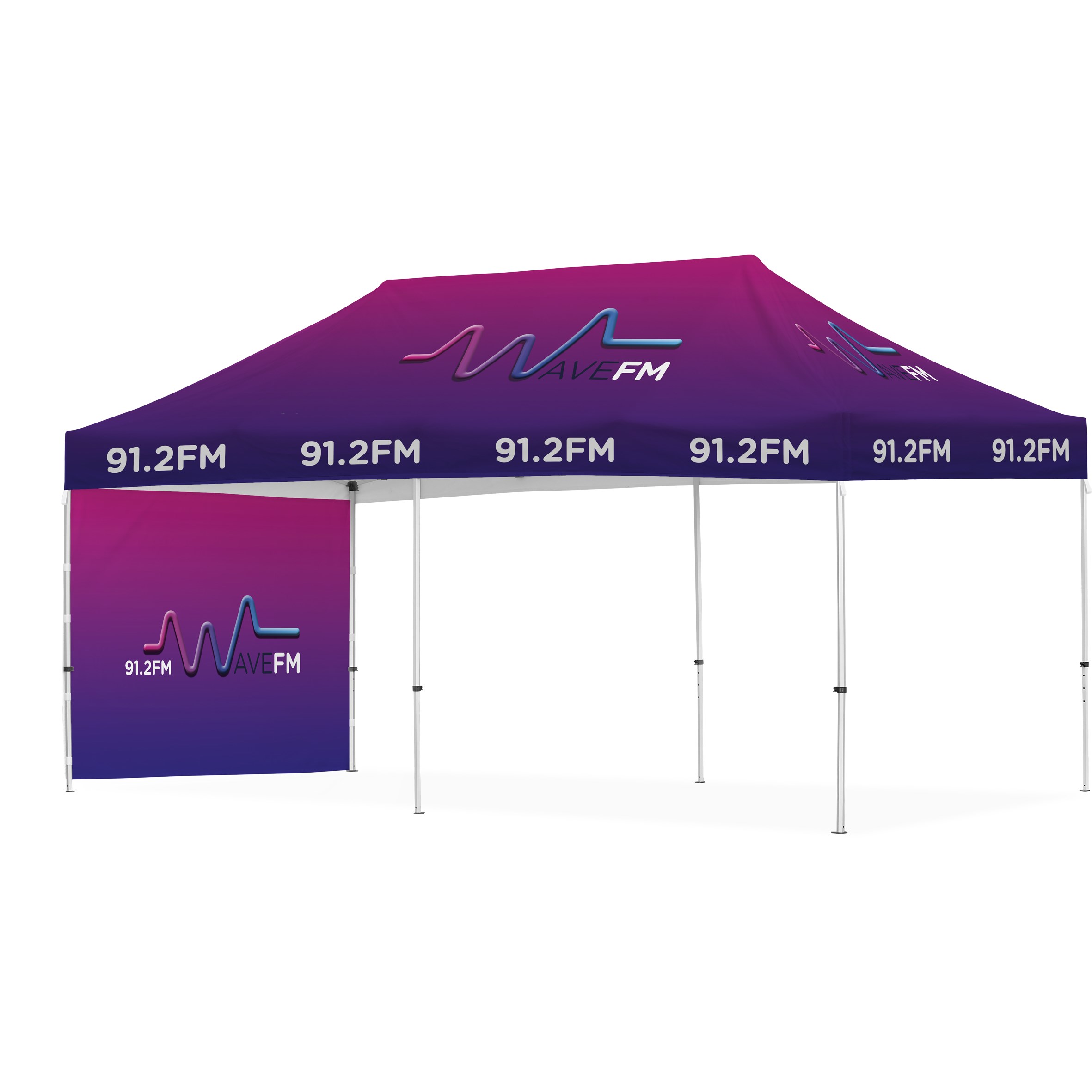 Ovation Gazebo 6m x 3m - 1 Short Full-Wall Skin 1 Ovation Gazebo 6m x 3m - 1 Short Full-Wall Skin