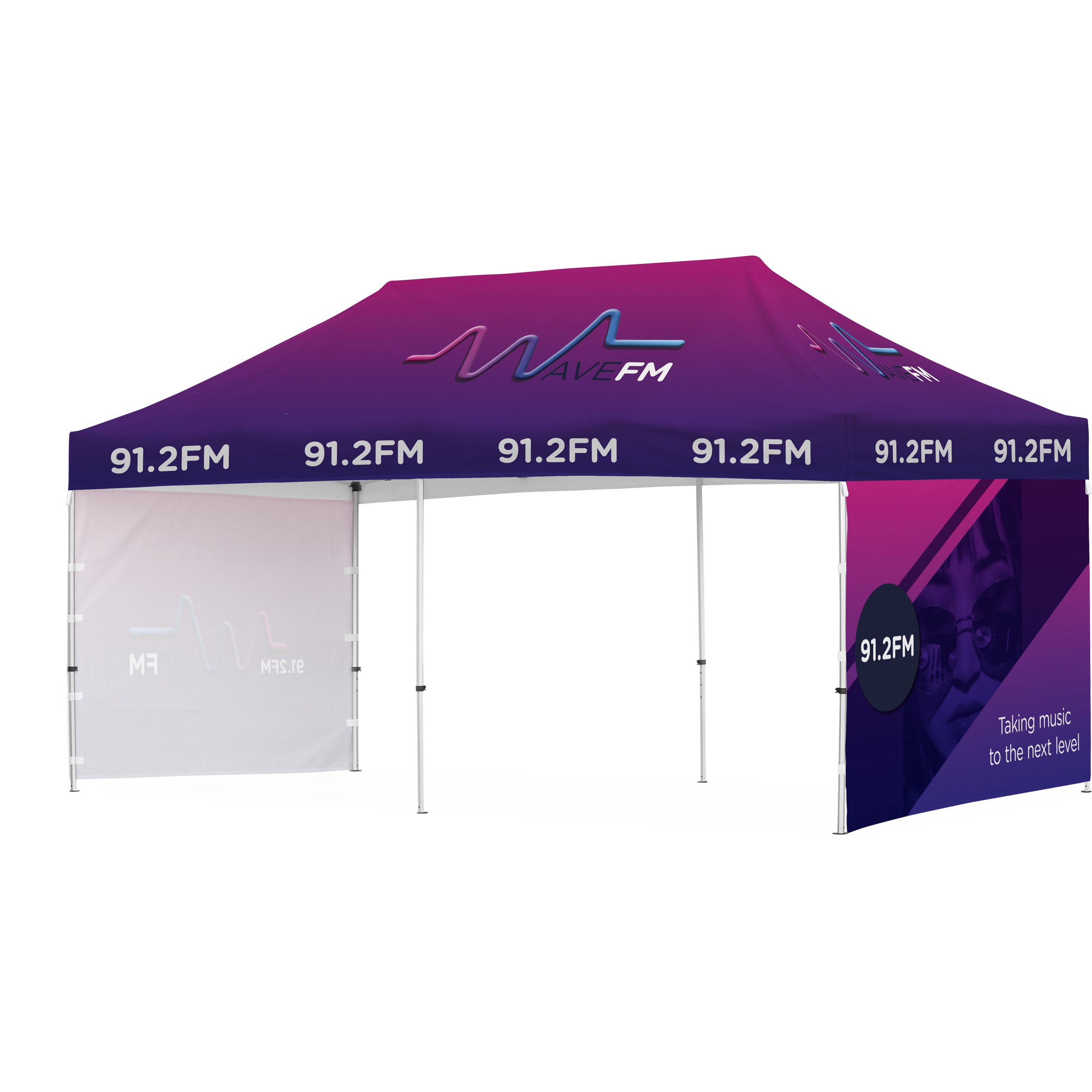 Ovation Gazebo 6m x 3m - 2 Short Full-Wall Skins 1 Ovation Gazebo 6m x 3m - 2 Short Full-Wall Skins