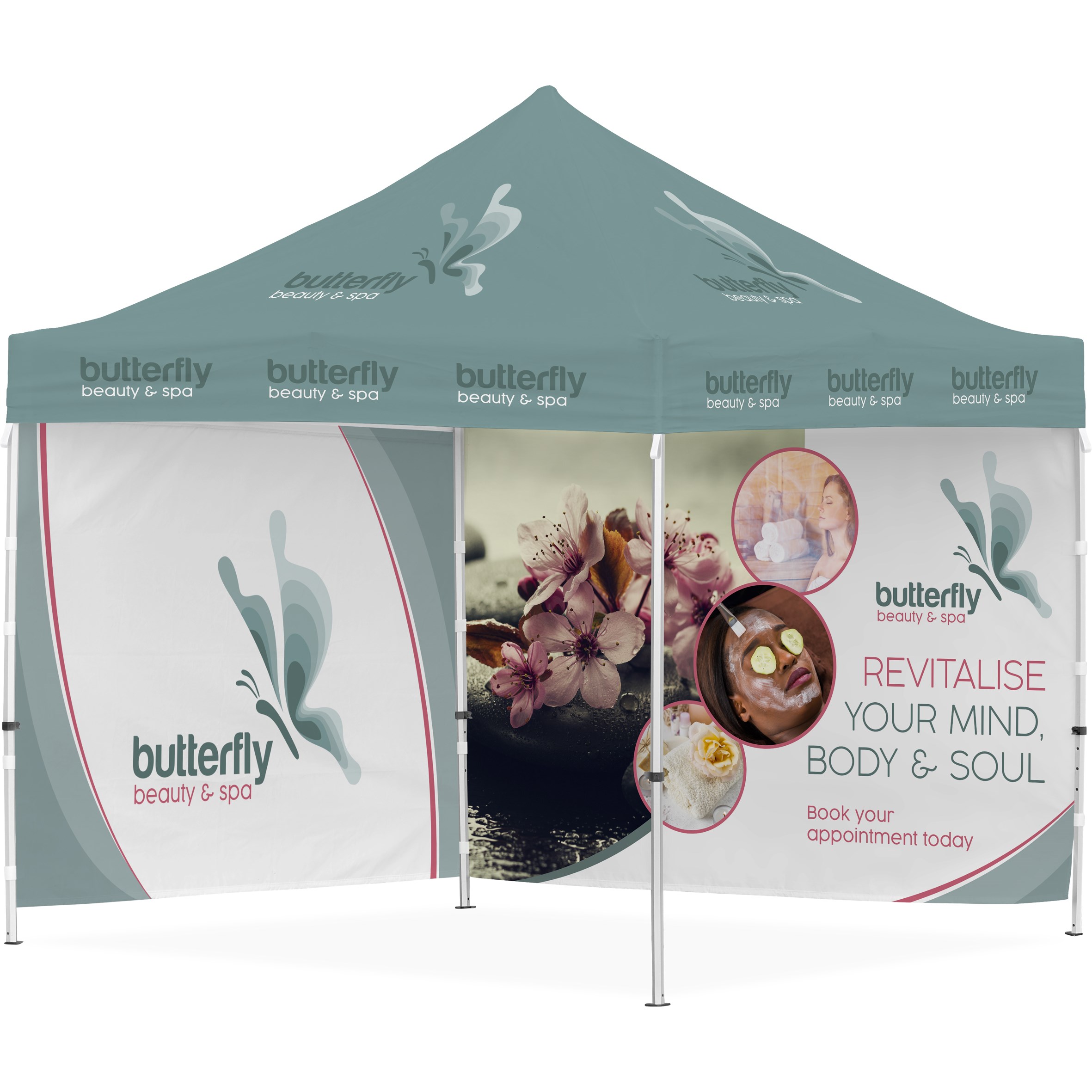 Ovation Gazebo 3m x 3m - 2 Full-Wall Skins 1 Ovation Gazebo 3m x 3m - 2 Full-Wall Skins