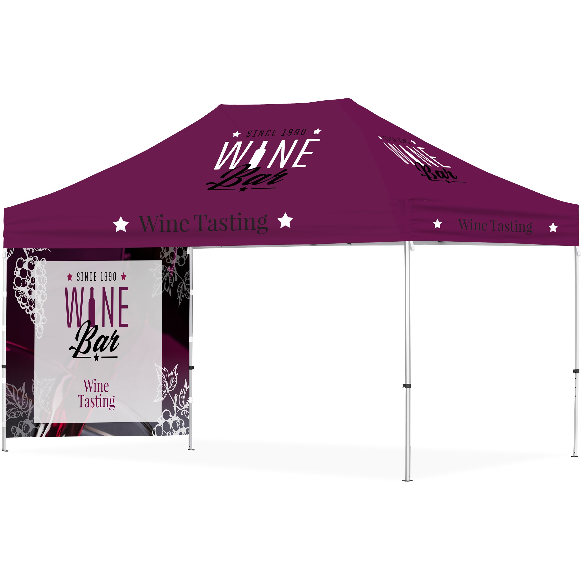 Ovation Gazebo 4 Ovation Gazebo 4.5m x 3m - 1 Short Full-Wall Skin