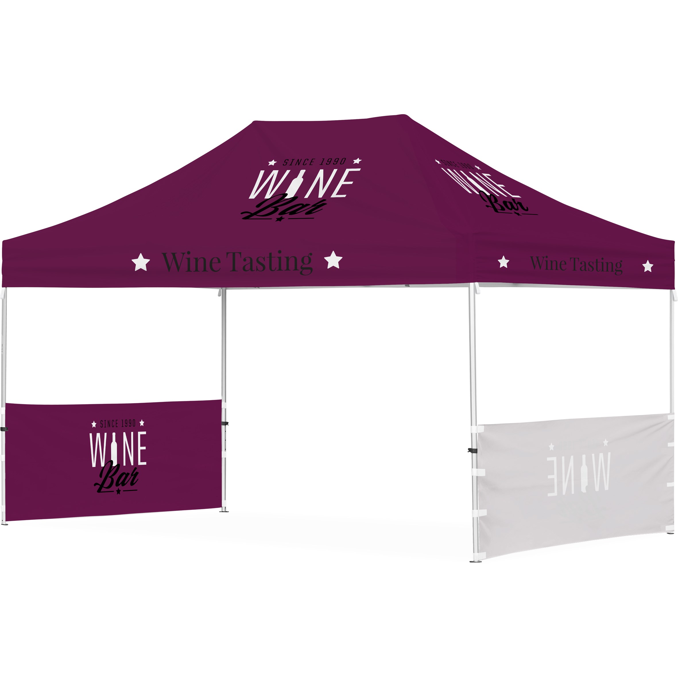 Ovation Gazebo 4 Ovation Gazebo 4.5m x 3m - 2 Short Half-Wall Skins