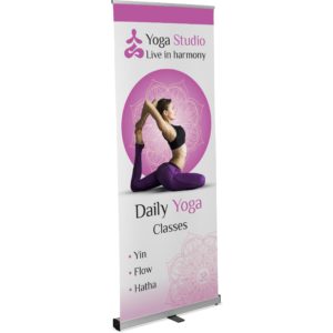 Champion Fabric Pull-Up Banner