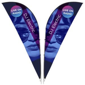 Legend 3m Sharkfin Double-Sided Flying Banner