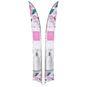 Legend 4m Arcfin Double-Sided Flying Banner