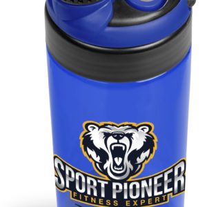 Gianna Water Bottle Protein Shaker - 600ml - Blue Only