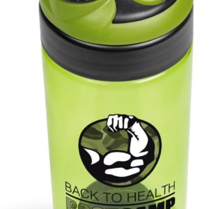 Gianna Water Bottle Protein Shaker - 600ml - Lime Only