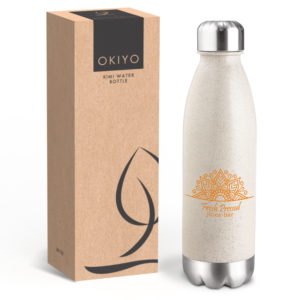 Okiyo Kimi Wheat Straw Water Bottle - 680ml