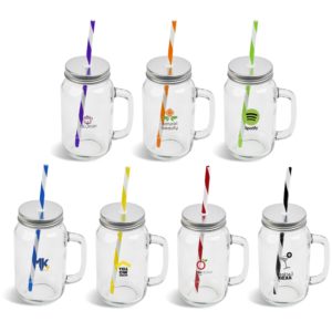 Sundowner Drinking Jar In White Box - 700ml