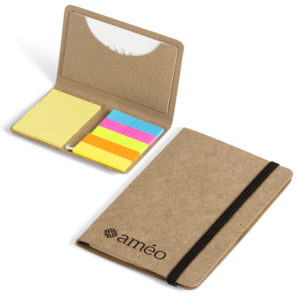 Caption Business Card Holder & Sticky Flags