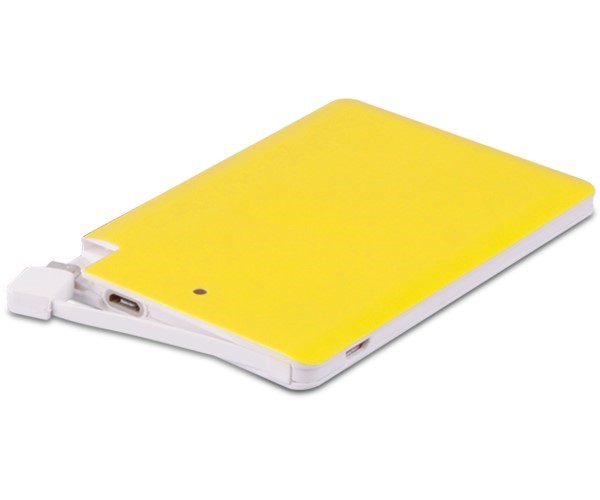 Dualism Slim Powerbank - Yellow Only 1 Dualism Slim Powerbank - Yellow Only