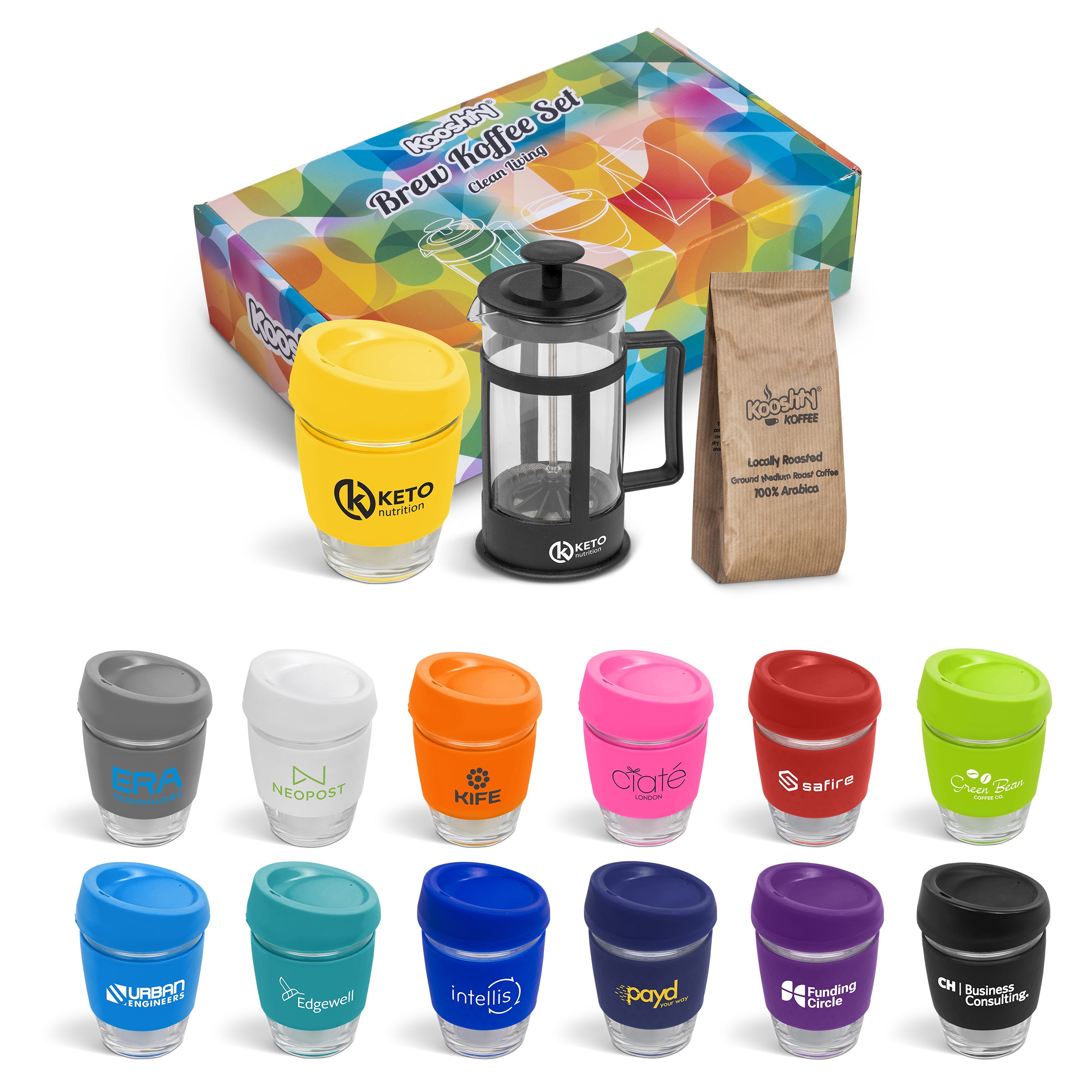 Kooshty Brew Koffee Set With Black Plunger 1 Kooshty Brew Koffee Set With Black Plunger