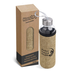 Koosty Safari Glass Water Bottle - 500ml
