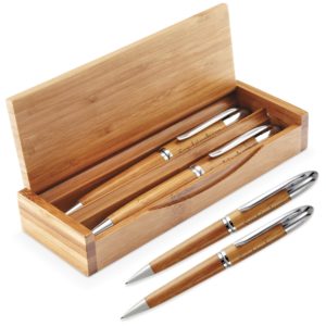 Unity Bamboo Ball Pen & Pencil Set