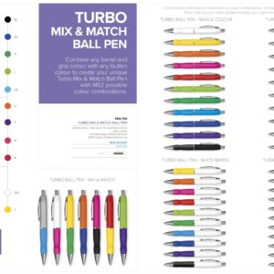Turbo Mix & Match Ball Pen