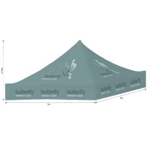 Ovation Gazebo 3m x 3m Roof