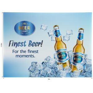 Legend Straight Banner Wall Skin 3m x 2.25m