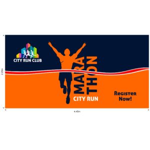 Legend Straight Banner Wall Skin 4.45m x 2.25m