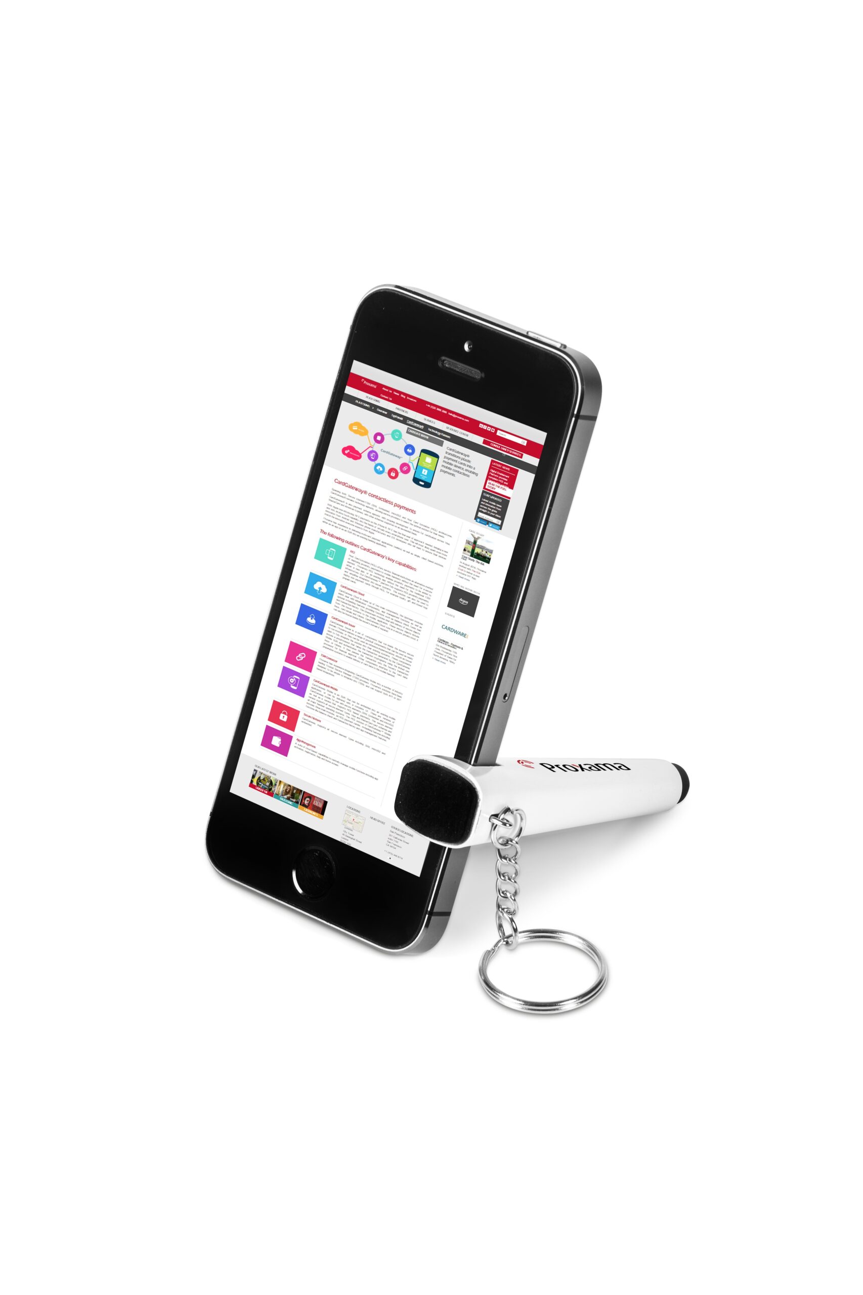 Axon Mobile Mate Keyholder - Solid White Only 1 Axon Mobile Mate Keyholder - Solid White Only