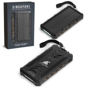 Swiss Cougar Singapore Solar 12000mah Wireless Power Bank