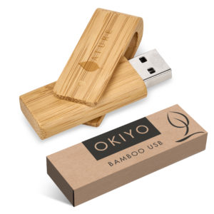 Okiyo Bakemono 32GB Bamboo Memory Stick