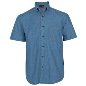 Mens Denim Shirt Short Sleeve (LO-DEN)