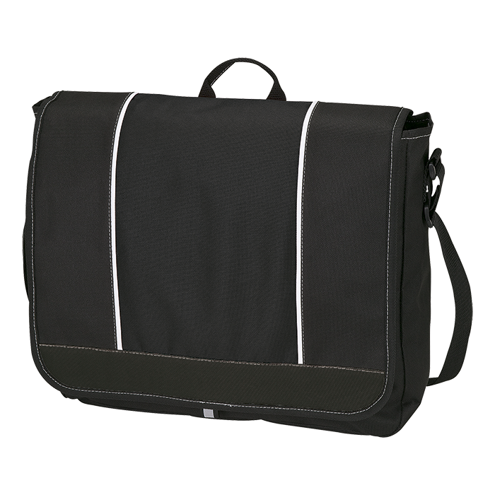 BB0082 - Top Flap Messenger Bag - 600D Poly