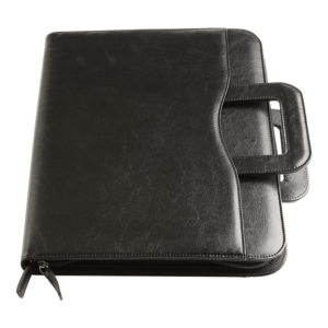 BF0082 - Single Stitch Leatherette Zippered Binder