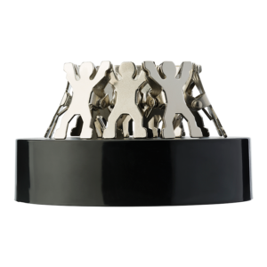 BH1190 - Magnetic Paperweight with Man Shaped Clips