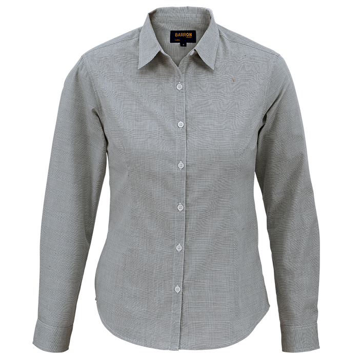 Ladies Clifton Check Blouse Long Sleeve (LL-CLI)
