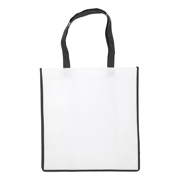 BB3610 - Non Woven Shopper with Coloured Trim