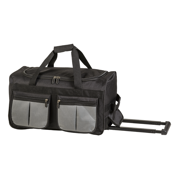 BB0197 - Rolling Duffel With Coloured Front Pockets