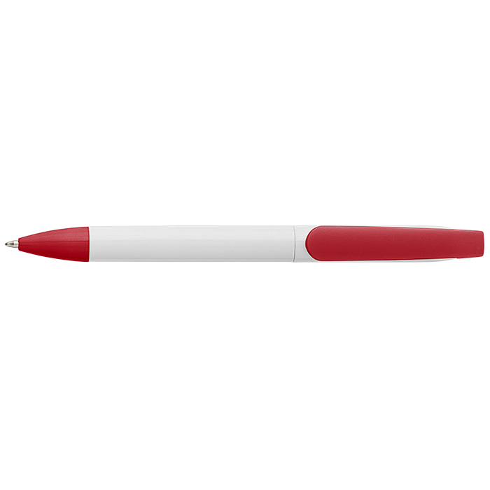 BP7977 - Twist Action Ballpoint Pen With White Barrel 1 BP7977 - Twist Action Ballpoint Pen With White Barrel