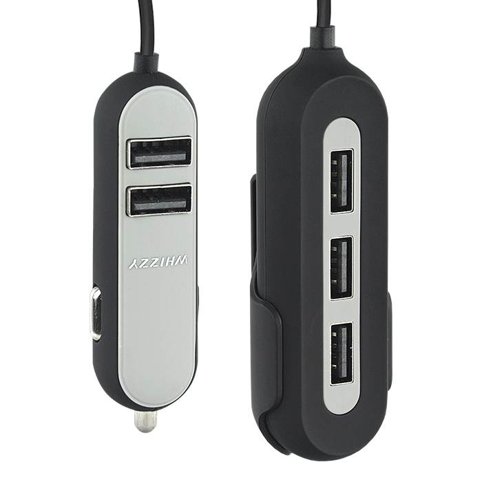 BE0133 - Whizzy 5 Port USB Car Charger