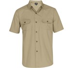 Mens Short Sleeve Oryx Bush Shirt - Stone Only