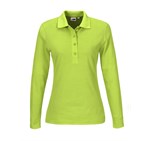 Ladies Long Sleeve Elemental Golf Shirt - Lime Only