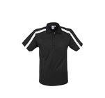 Mens Monte Carlo Golf Shirt - Black Only