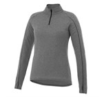 Ladies Taza 1/4 Zip Sweater  - Grey Only